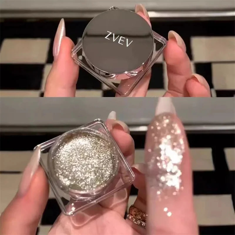Diamond Glitter Eyeshadow Brighten Eyes Make Up Waterproof Shimmer Zpaxo