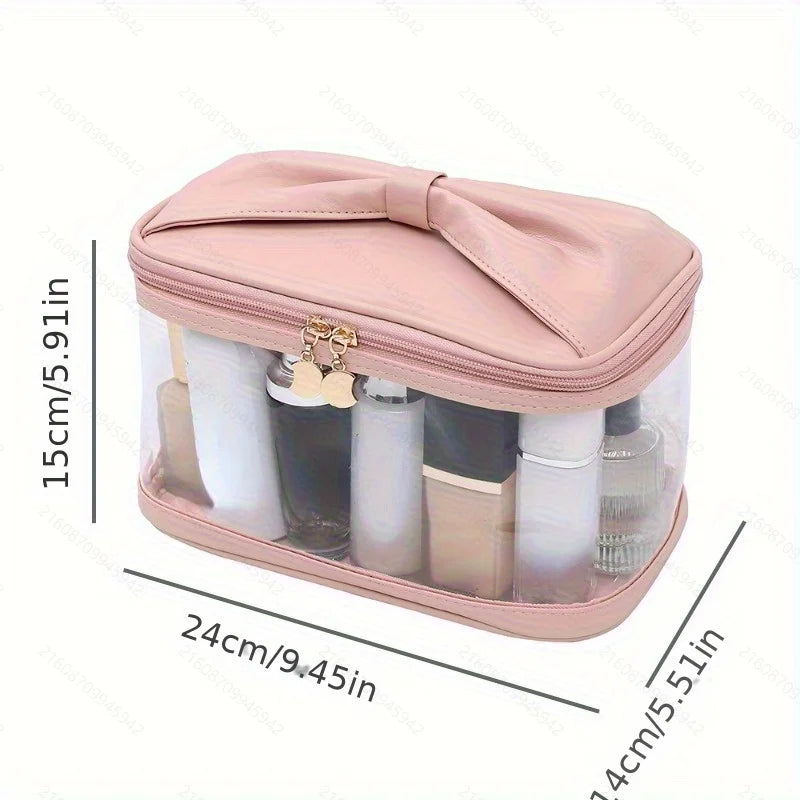 Large Clear Makeup Bag Big Cosmetic Bags Waterproof Toiletry