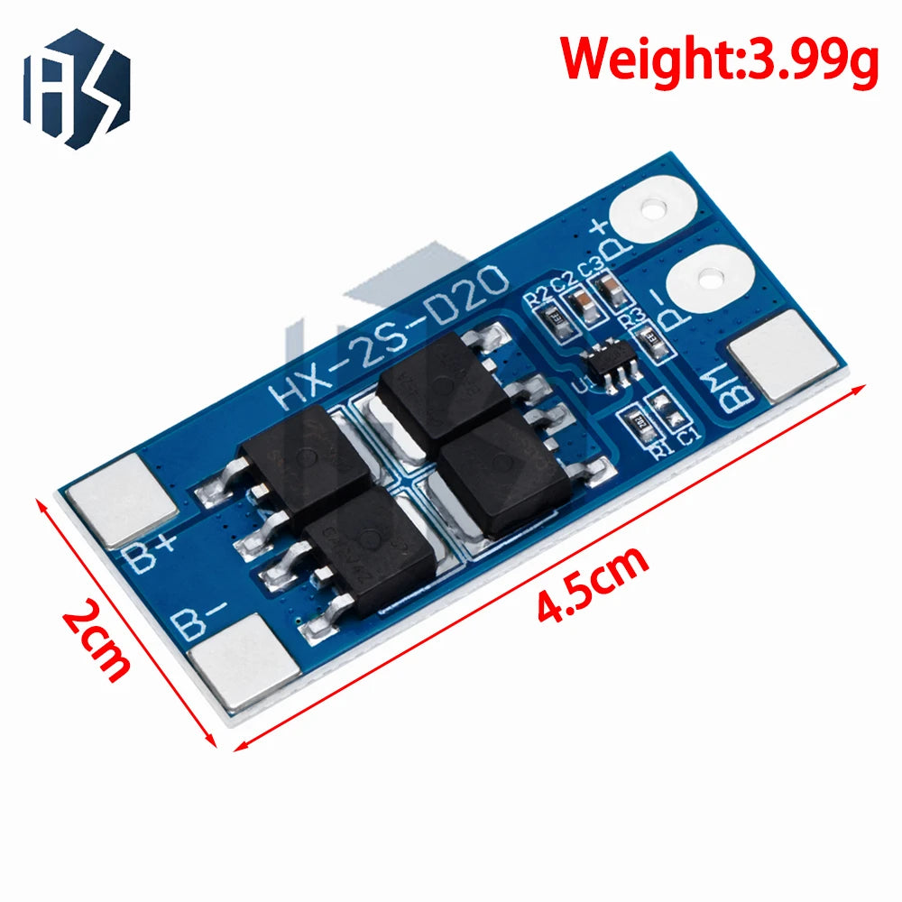 1- 2S 7 4V 18650 Lithium Battery Protection Board 8 13A Operating Zpaxo
