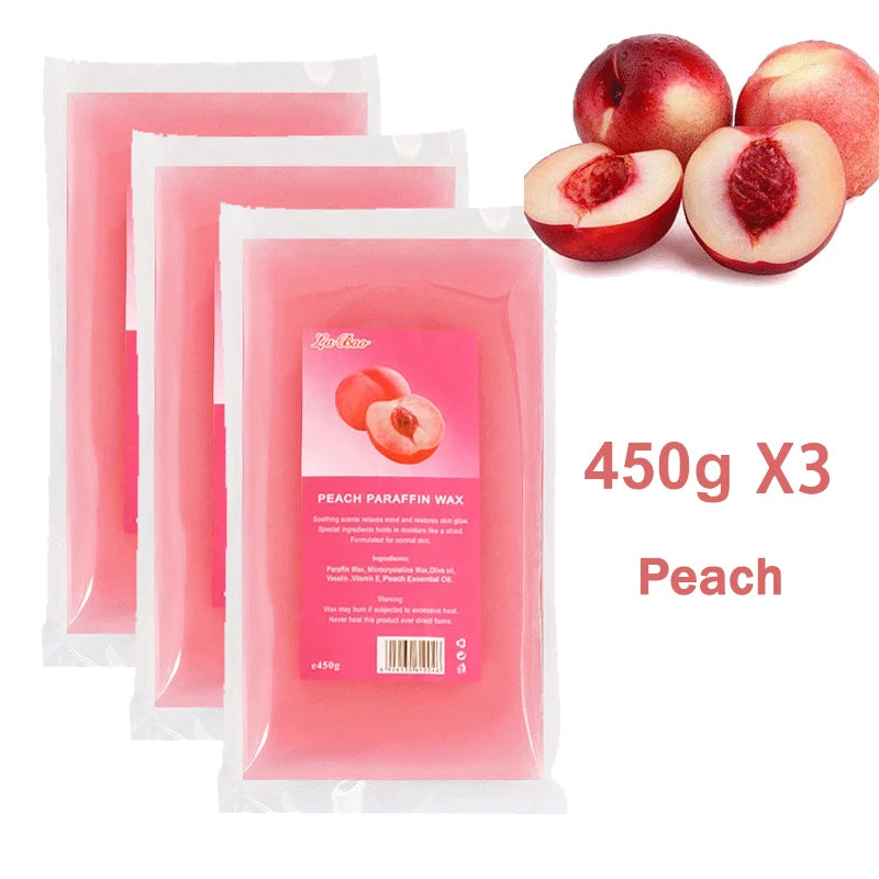 Peel-Off Hand & Foot Wax Mask – SPA Nourishing Gloss 200g/450g Hand & Foot Wax Mask Zpaxo 450gHW-PeachX3