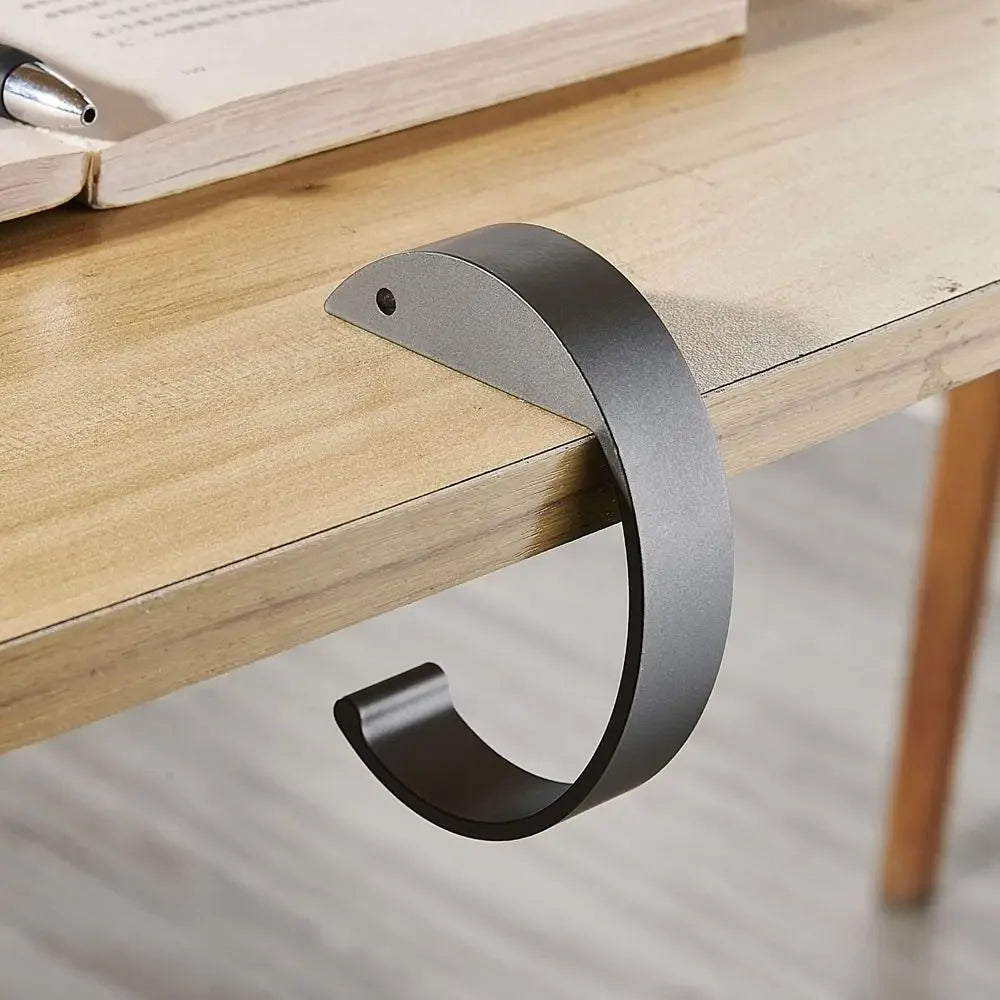 Portable Aluminum Table Hook – Hanging Bag & Handbag Holder Table Bag Hook Zpaxo Style 1
