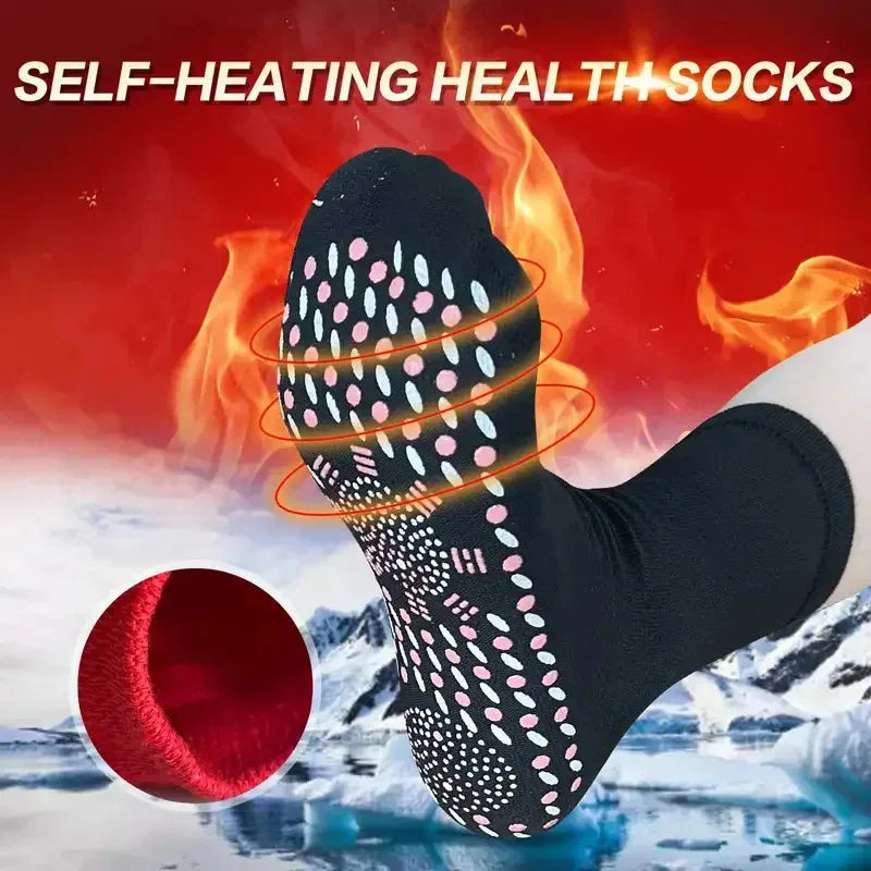 Magnetic Self-Heating Socks for Men & Women | 1–9 Pairs
