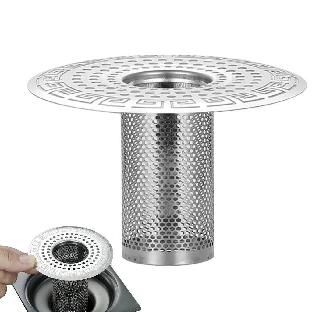 Sink Strainer Floor Drain Filter Stainless Steel Mesh Kitchen Sink Filter Bathtub Hair Catcher Stoper Anti-clog Shower Net Zpaxo