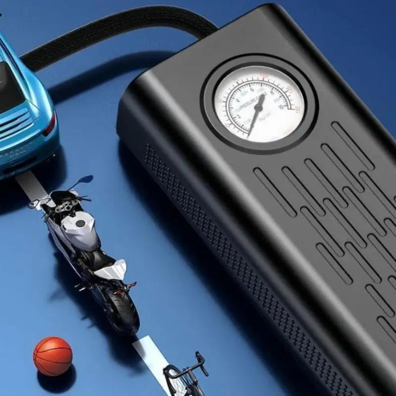 Cordless Portable Tire Inflator – Air Pump & Pressure Gauge