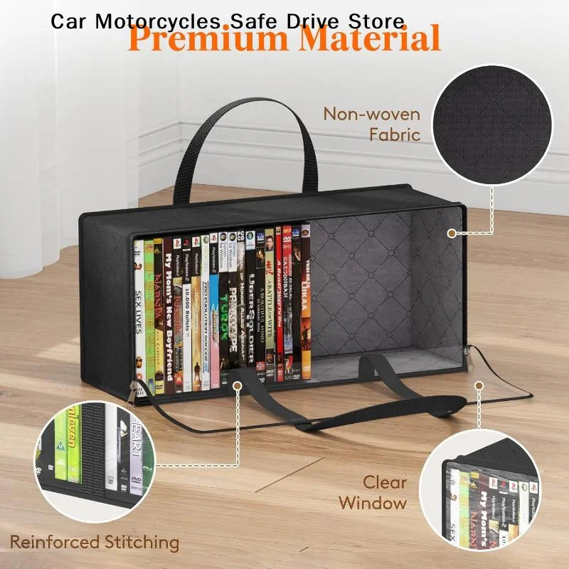 Large Capacity Non Woven Fabric Organizer Bag Dvd Storage Comic Book