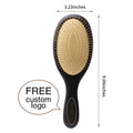 Steel Hair Brush Women Custom Name Wood Hair Brush Metal Stainless Pin Hairbrush Head Scalp Massage Comb Brosse Cheveux Femme Zpaxo steel brush custom China Mainland