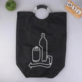 CMLarge Capacity Empty Bottle Storage Basket Folding Recycling Bin