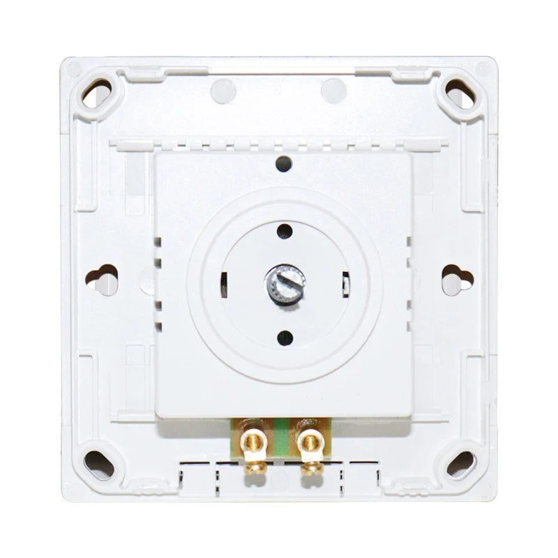 86 White AC220V 10A Plastic Ceiling Fan Solid Controller Wall Switch