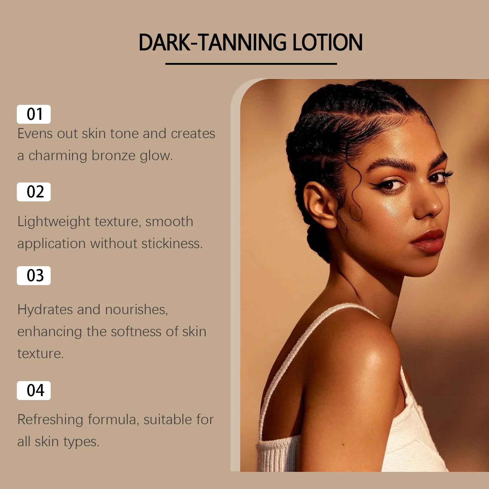 OceAura Coconut Oil Dark Tanning Lotion – Bronze Accelerator Tanning Accelerator Lotion Zpaxo