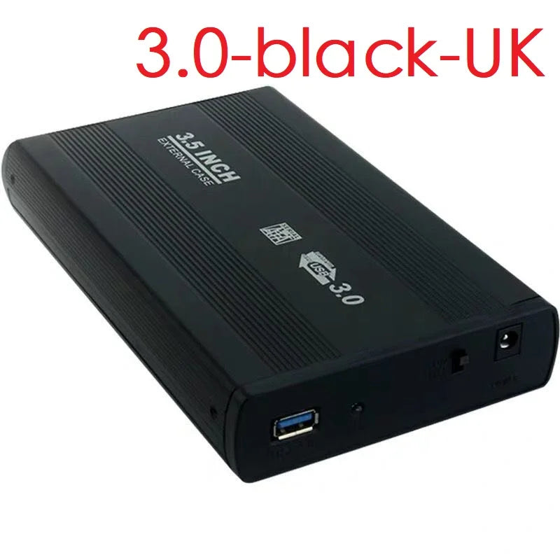 3.5 Inch USB 3.0 SATA External HDD Disk Hard Drive Enclosure Case Type-C External Storage Box Support Hard Drive Zpaxo