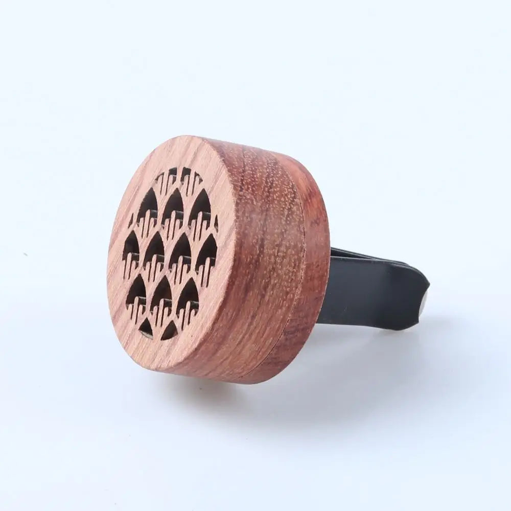 Wooden Car Diffuser Rosewood Carved Air Freshener Exquisite Fragrant Zpaxo style 3