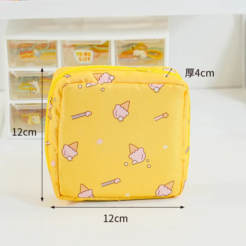 Portable Sanitary Napkin & Tampon Storage Bag – Waterproof Pouch
