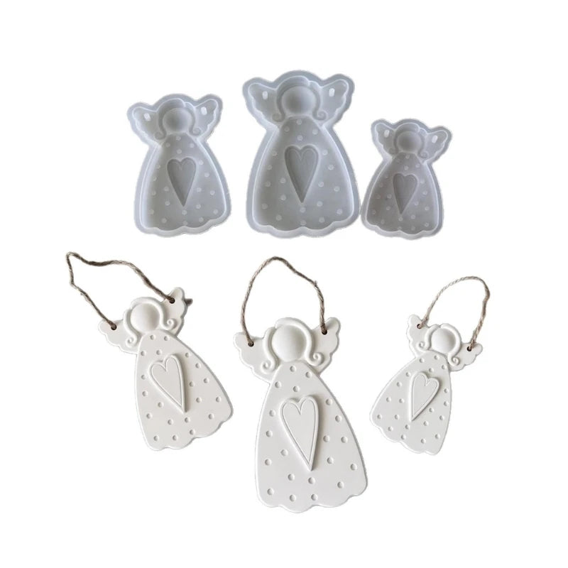 Making Silicone Mould Detail Girl Angelic Decorative
