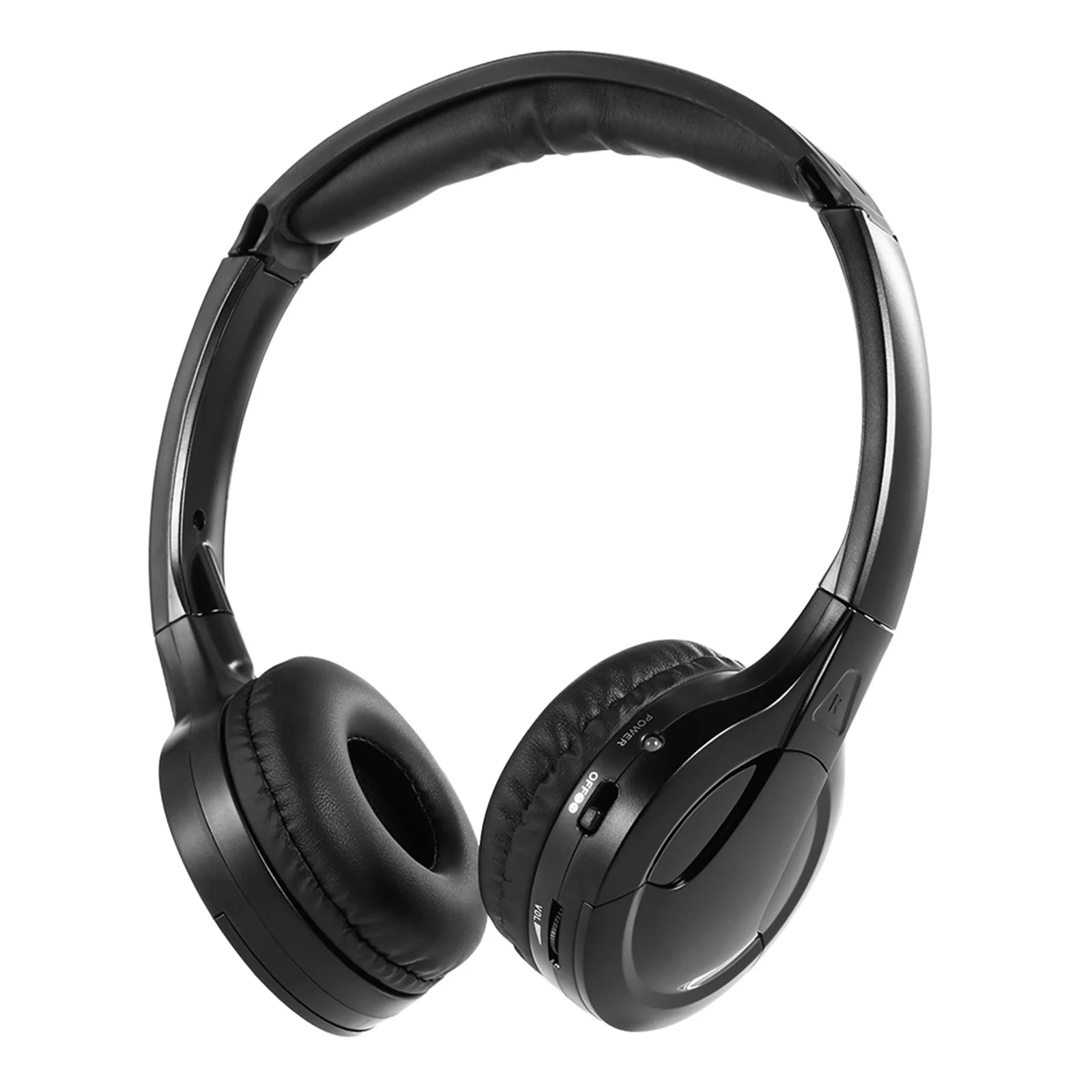 Dual Channel IR Infrared Wireless Car Headphones Stereo Headset Wired