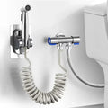 304 Stainless Steel Toilet Companion Spray Gun Set Bathroom Household Douche High Pressure Nozzle Woman Washer Water Gun Zpaxo Silver