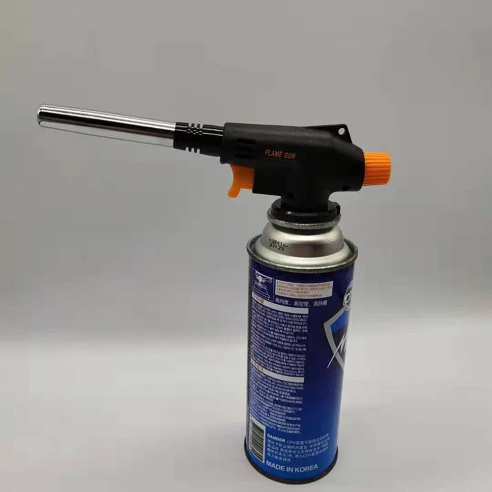 Outdoor Camping Welding Gas Burner Flame Torch BBQ Cooking Ignition Flamethrower Portable Gas Torch for Cooking And Camping Zpaxo