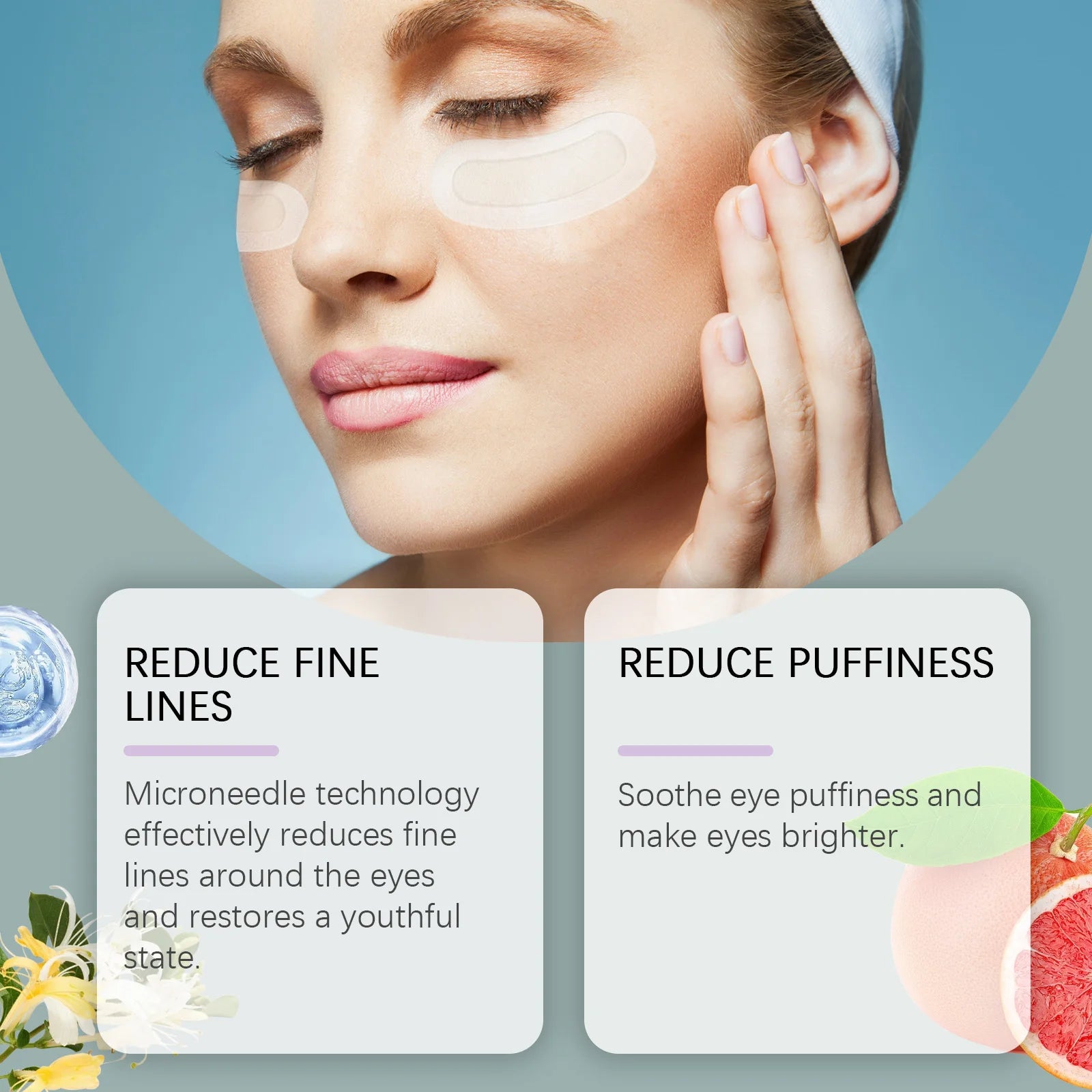 Hyaluronic Acid Microneedle Eye Patches – Anti-Aging Hydrogel Microneedle Eye Patches Zpaxo