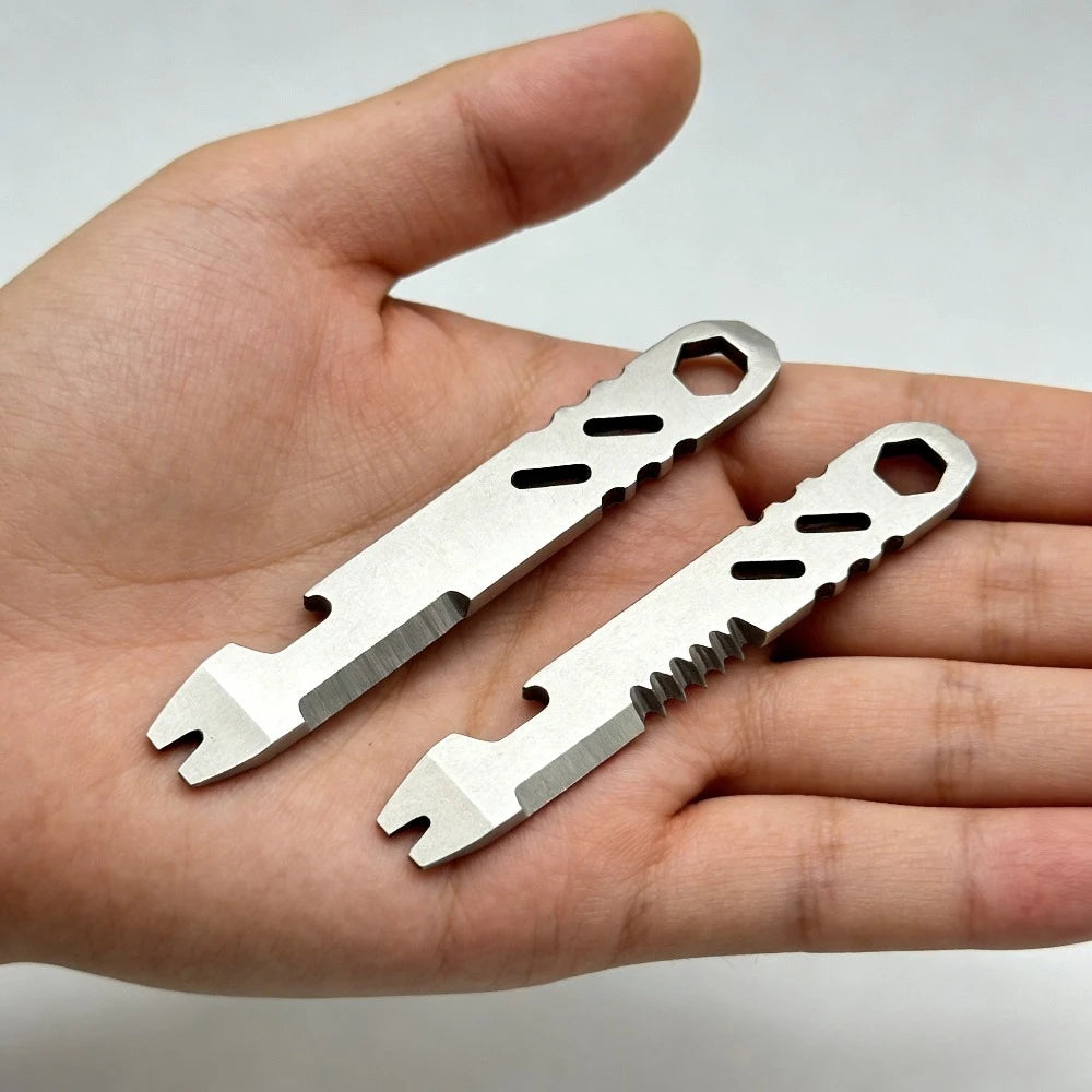 Mini EDC Pry Bar – Hex Wrench & Bottle Opener Bike Tool