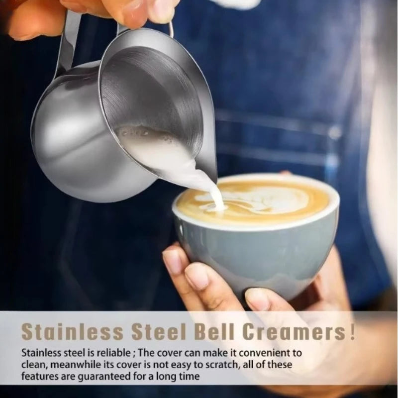 Stainless Steel Milk Frothing Pitcher – Latte Art Espresso Cup Milk Frothing Pitcher Zpaxo