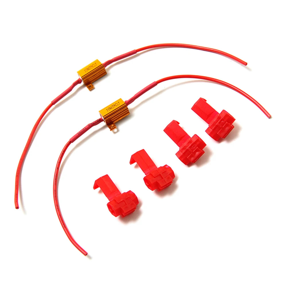 1 Pair Waterproof Anti-flicker 39ohm 10W Load Resistor Anti-flashing