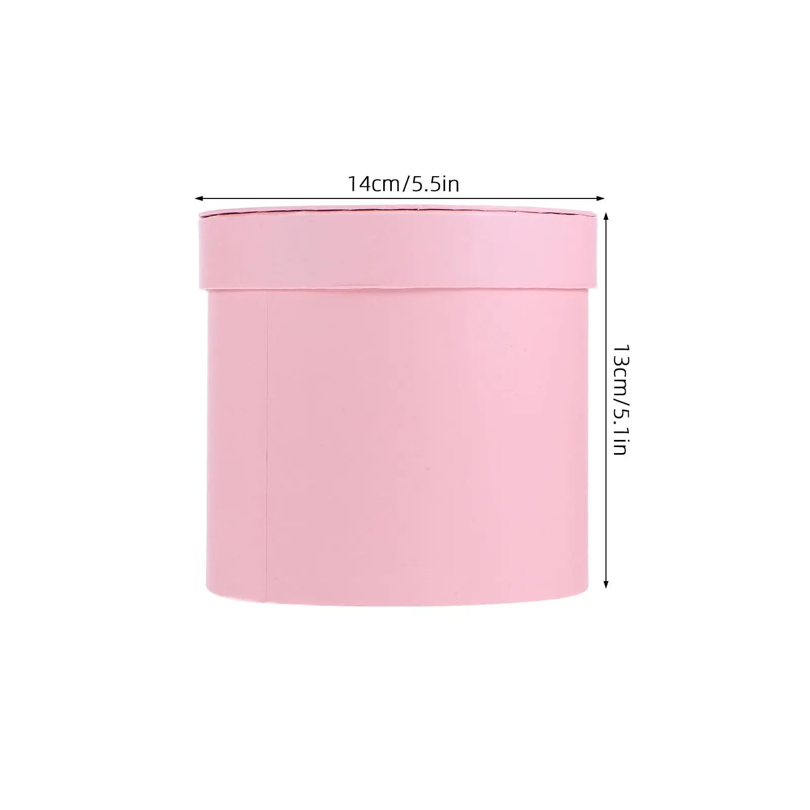 Cylinder Flower Boxes Mini Round Bucket Durable Paper Floral Holder