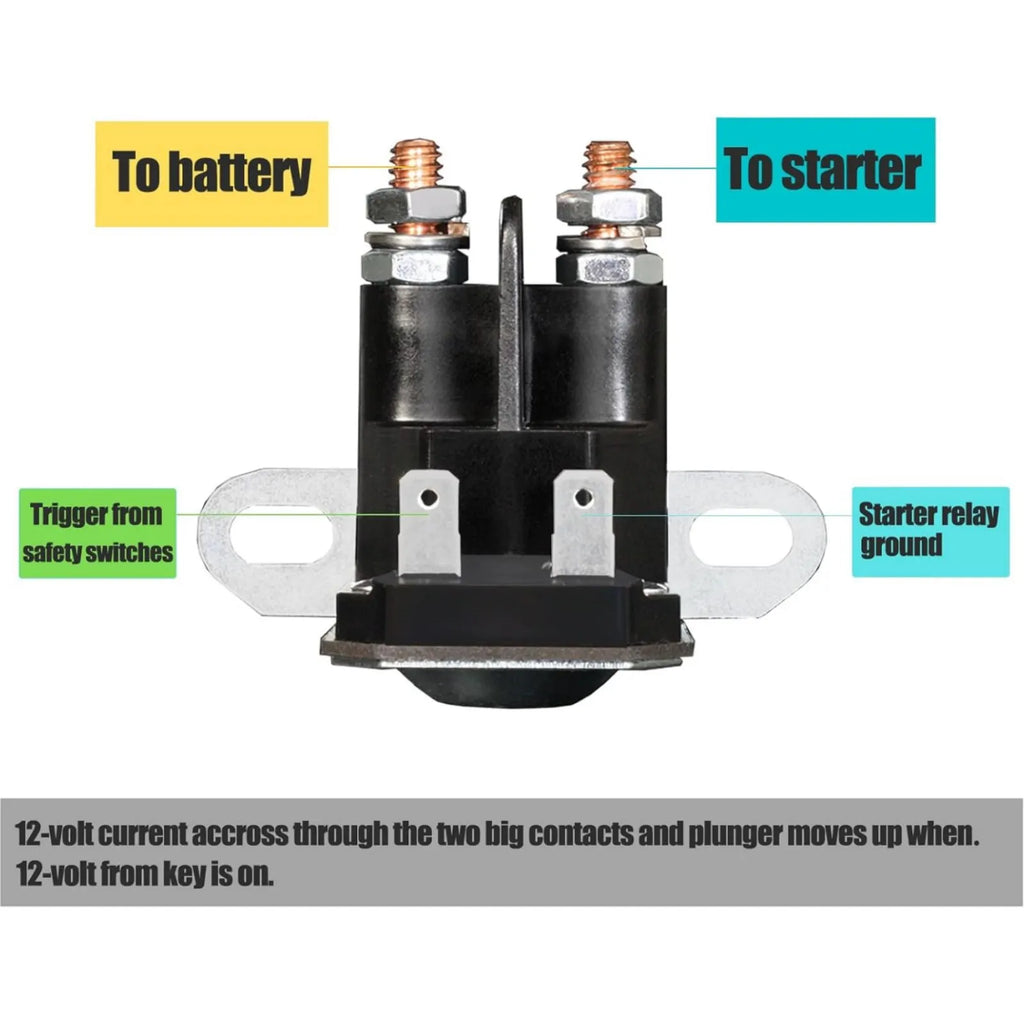 1Pc 435-151 Starter Relay Solenoid 12V For John Deere D100 D105 D110 D120 D125 D130 D140 D150 725-04439 AUC15346 Car Accessories