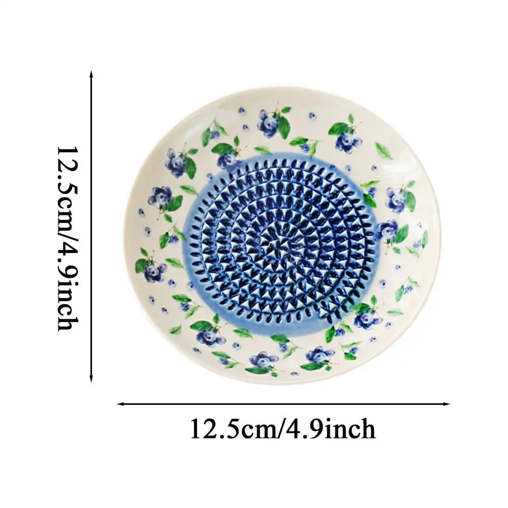 Fruit Manual Ginger Garlic Ceramic Grater Plate Grinder Dish Frutero Zpaxo C