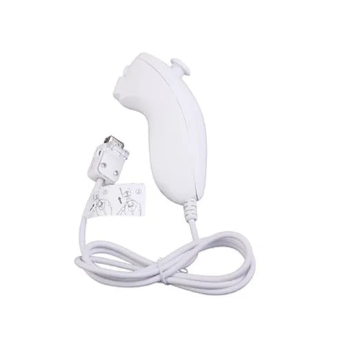 1 Pair Nunchuck Controller Motion Remote Wii Gamepad Nintendo Games Zpaxo WII Naked head 2