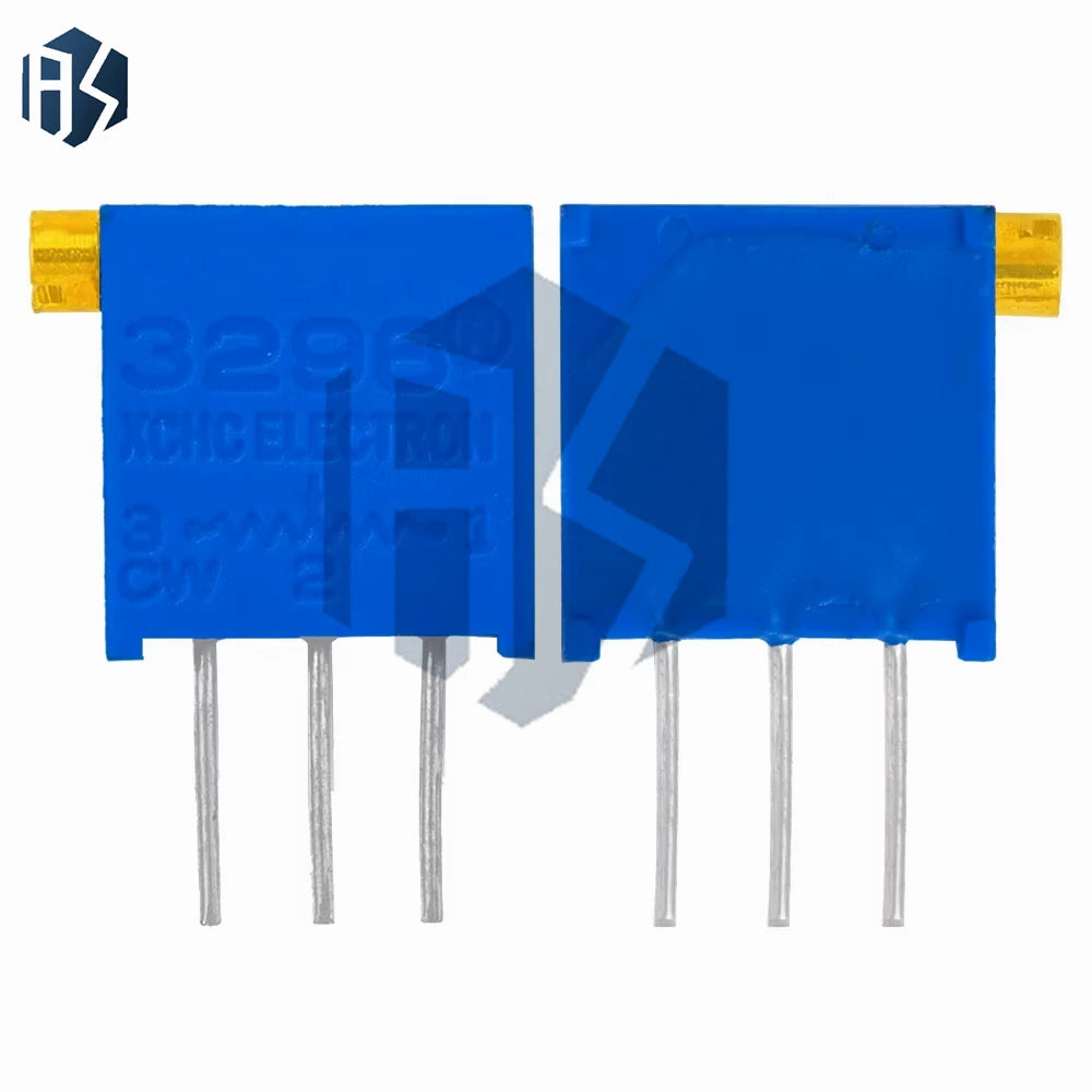 100PCS 3296x 3296 50 100 200 500 ohm 1K 2K 5K 10K 20K 50K 100K 200K 500K 1M ohm 103 100R 200R 500R Trimpot Trimmer Potentiometer Zpaxo