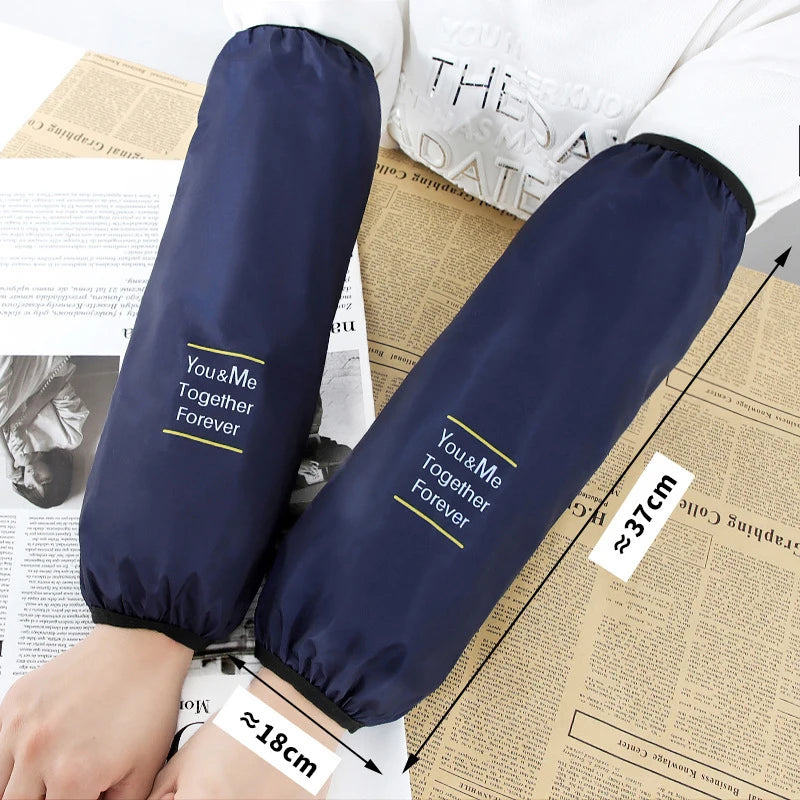 Waterproof PVC Arm Sleeves – Kitchen Cooking & Cleaning (1 Pair)