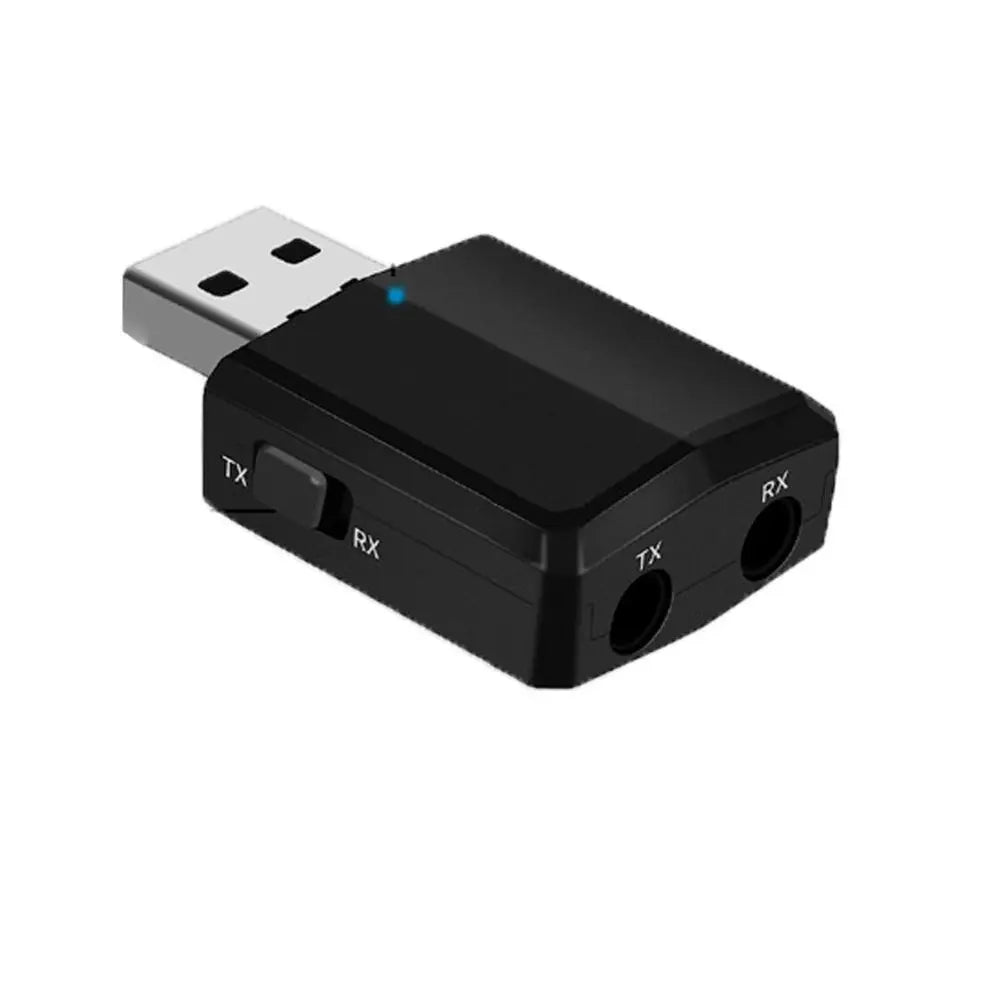 Wireless Bluetooth 5 0 Audio Transmitter Aux Power Receiver Adapter Zpaxo Black