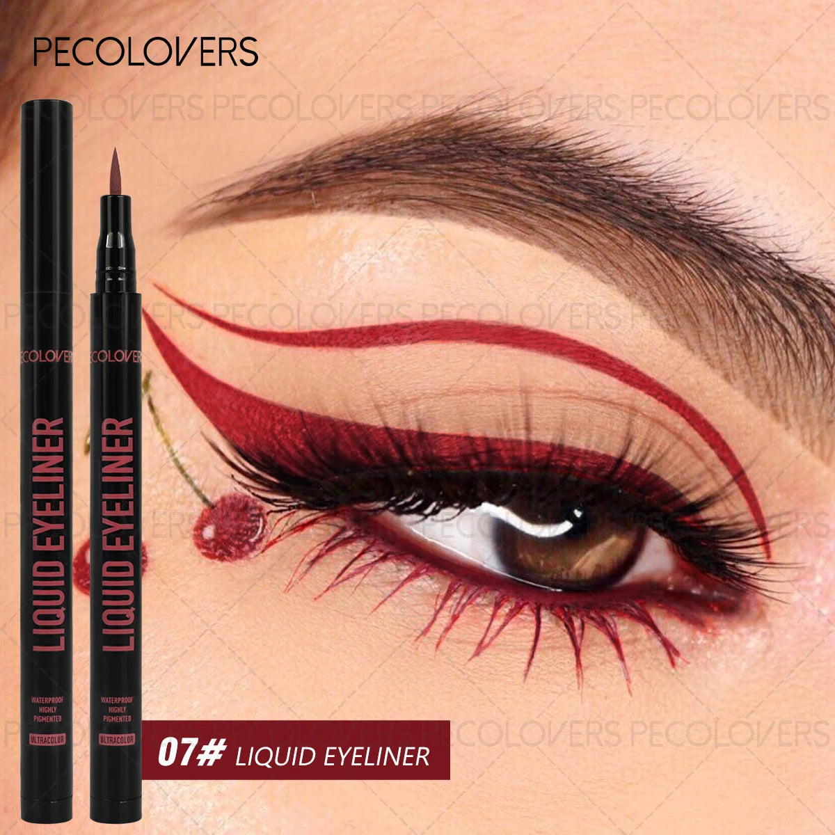 1PC Waterproof Liquid Eyeliner - No-Smudge, Long-Lasting Smooth Application, Rich In Colors, Creating A Charming Daily Makeup Zpaxo 07
