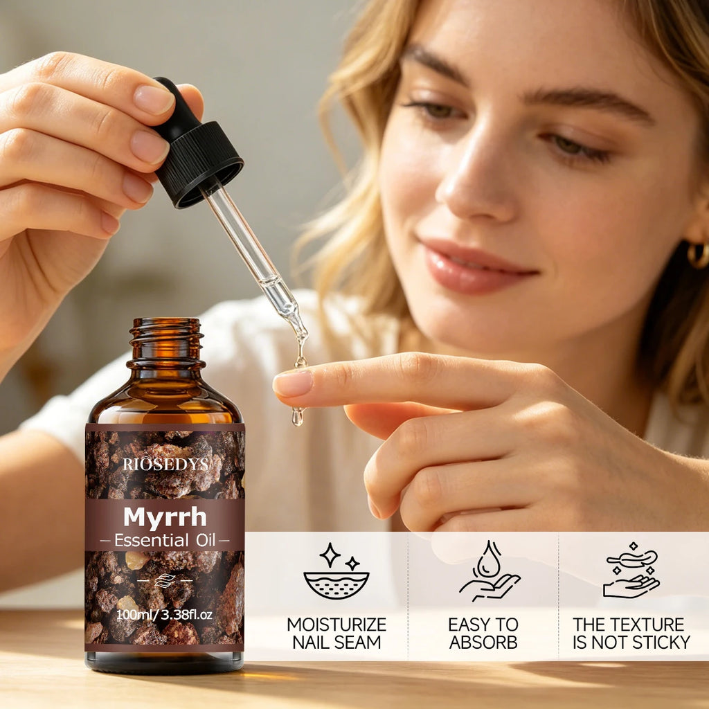 MYRRH ESSENTIAL OIL Suitable Massage Skincare Deeply Nourishes Zpaxo