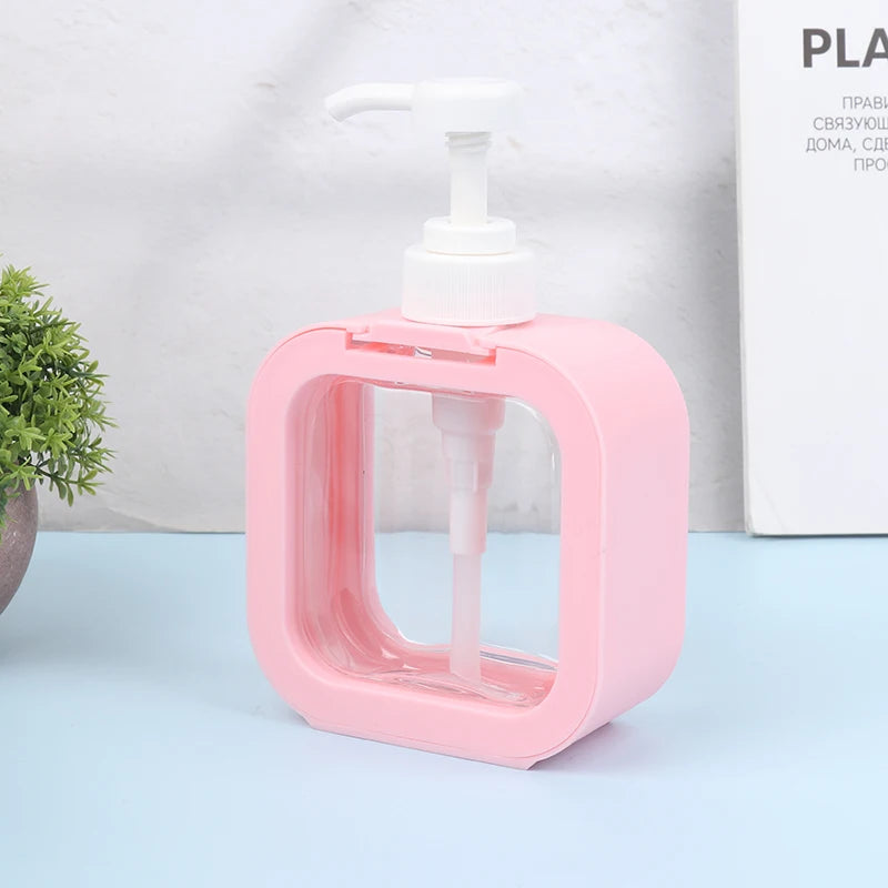 All-in-one Kitchen Pump Dispenser 300 Refillable Empty Bottle Shower Zpaxo 300ml Pink