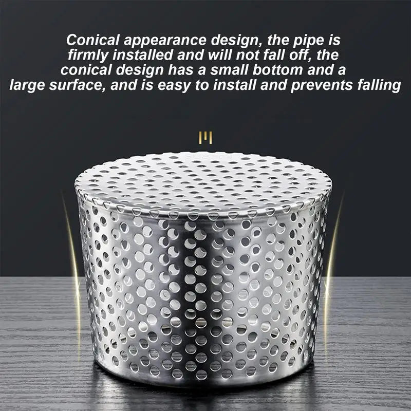 Stainless Steel Filter Mesh Gutter Leaf Debris Mud Trap Guards Drain