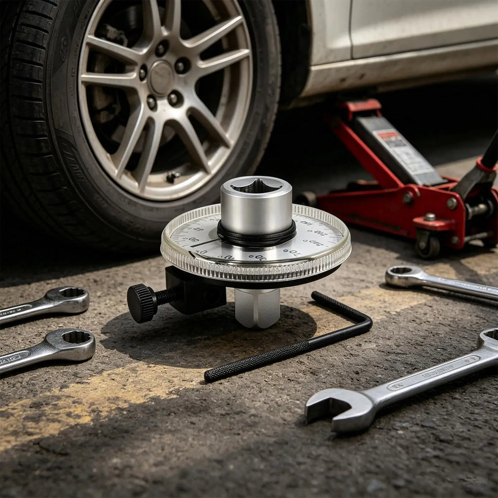 Torque Wrench Torquemeter Dial Hand Tool Auto Service Equipment Garage Calibrated In Degrees Automotive Tools Car Repairing Zpaxo