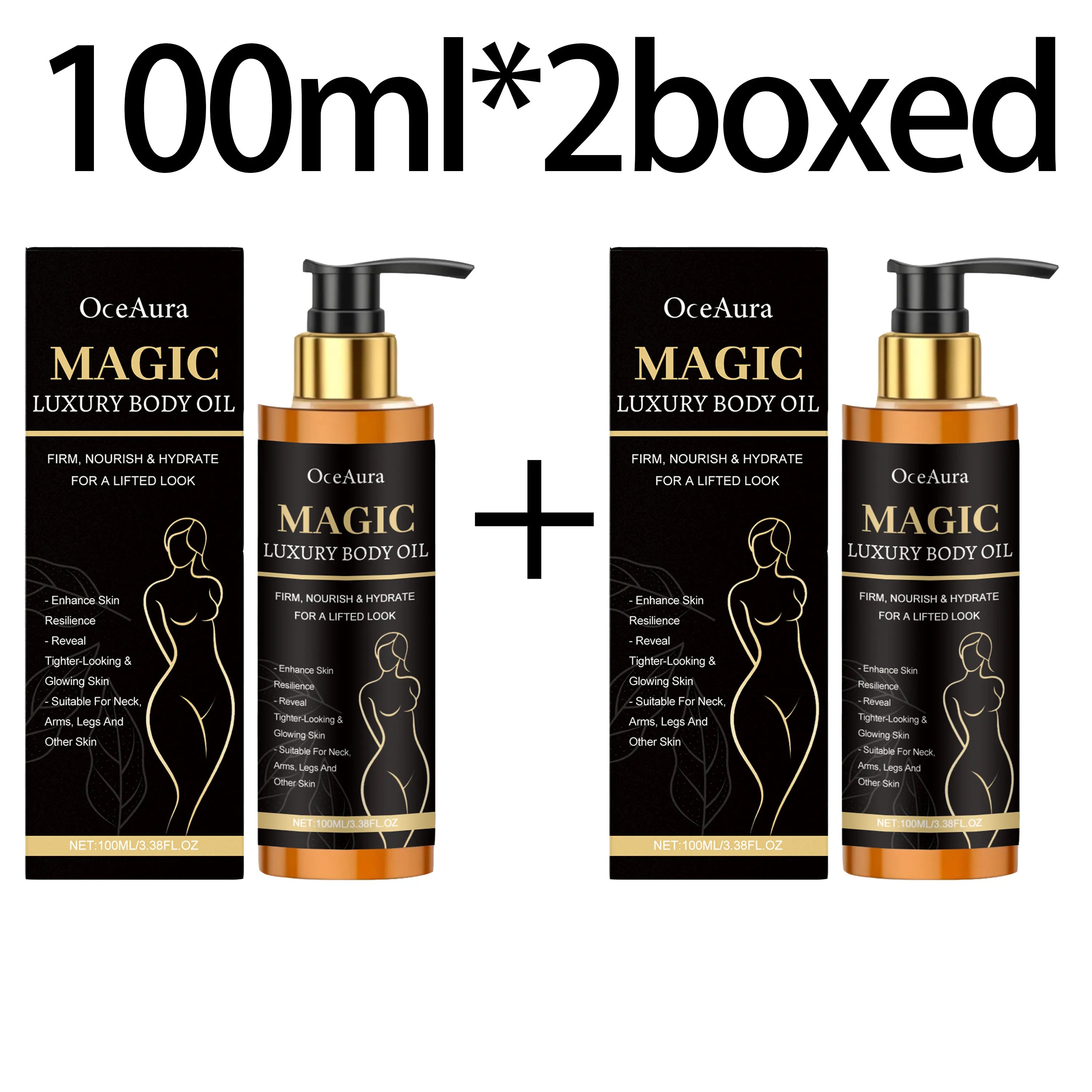 Skin Firming Oil Firming Lift Skin Remove Fine Lines Anti Dryness Improve Sagging Smooth Moisturizing Massage Essential Oil Zpaxo 100ML Boxed X 2PCS