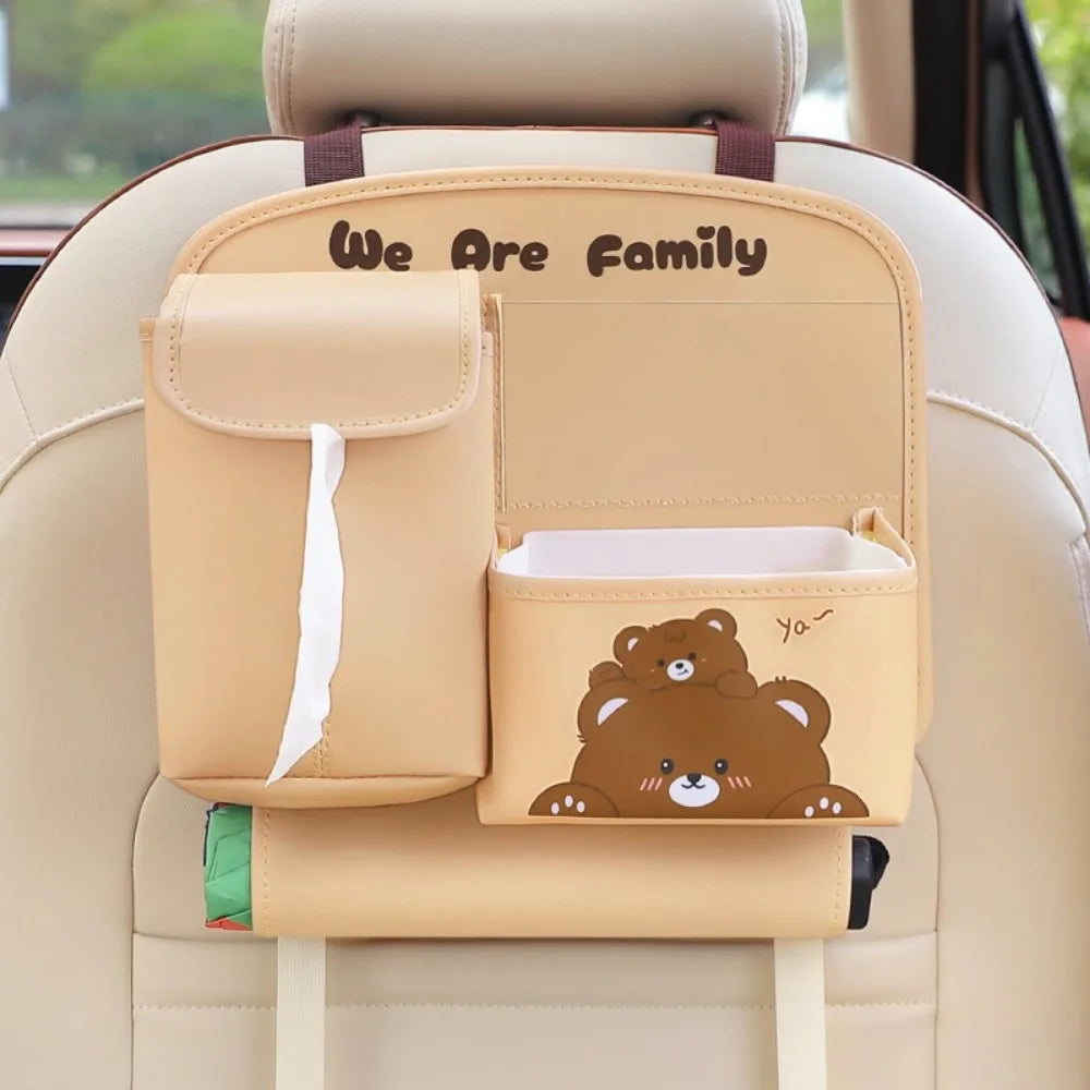 Multi functional Car Storage Bag Waterproof Multi pocket Hanging Storage Bag Car Interior Cartoon Seat Back Organizer Zpaxo Style 9