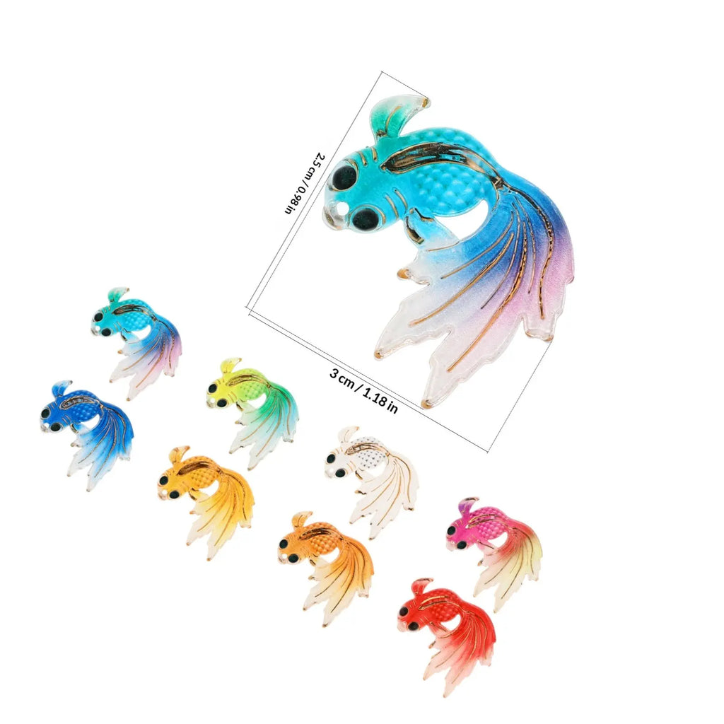 Mini Goldfish Decoration Fish Ornaments Lifelike Decor Micro