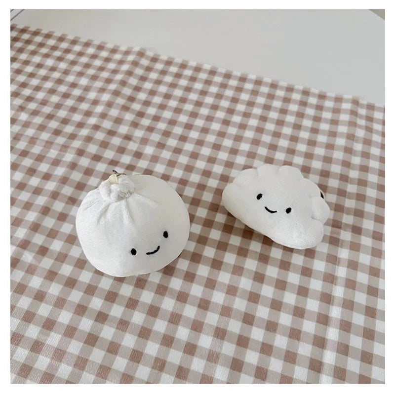 Dumpling Key Chain Pendant Creative Cute Little Doll Plush Toy Bag