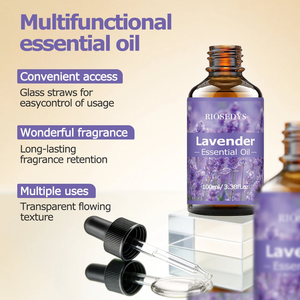 LAVENDER ESSENTIAL OIL Suitable Massage Skincare Deeply Nourishes Zpaxo