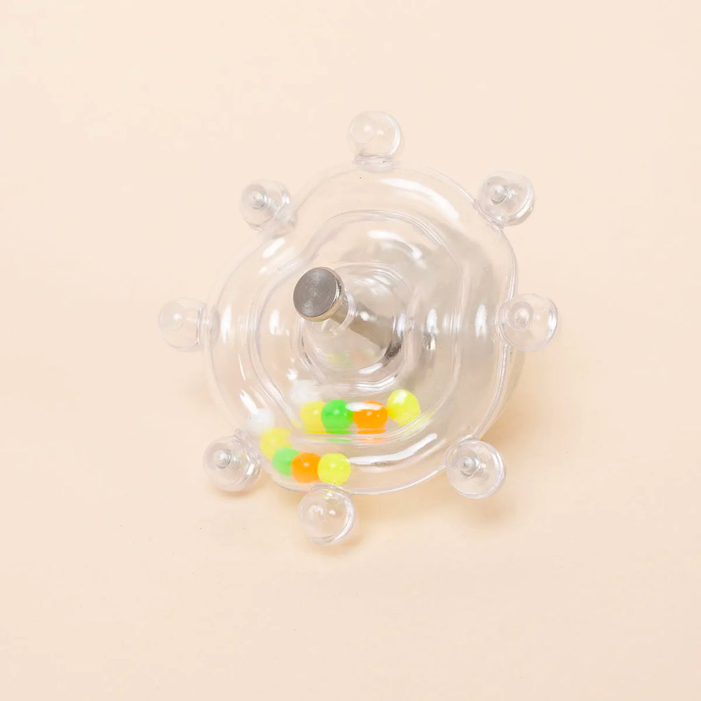 Interactive Parrot Foraging Toy Rotating Supports Dispenser Bird Cage