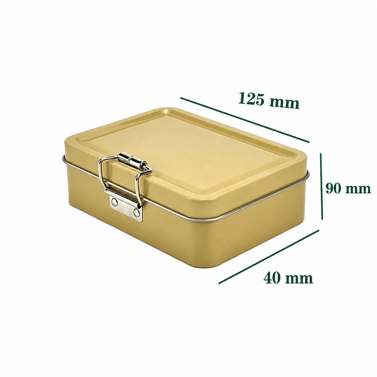 Tinplate Flip-Top Storage Tin Box – Fishing & Craft Organizer Metal Storage Tin Zpaxo