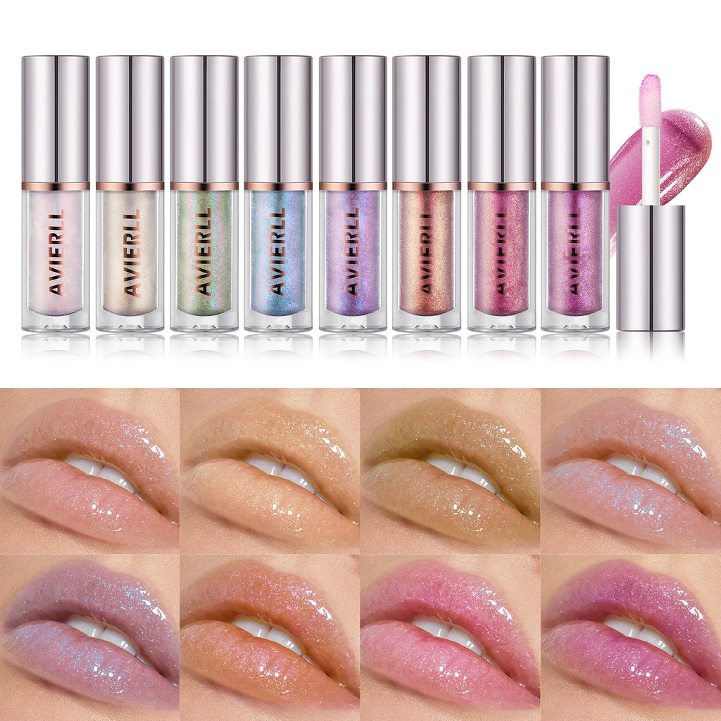 Dazzling Diamond Pearlescent Liquid Lip Oil-long-lasting Glittery Zpaxo