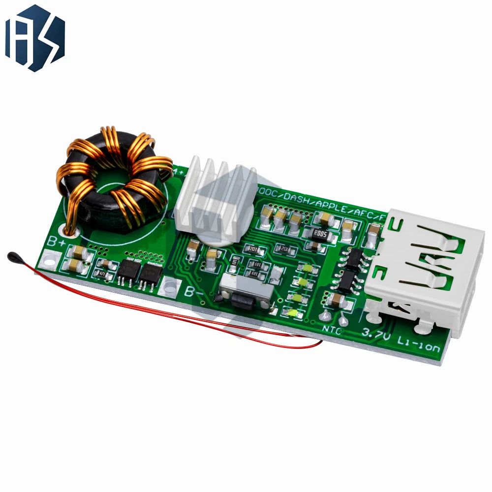 QC4.0 QC3.0 PD Fast Charging Boost Module, 18W 4.5A Bidirectional Type-C Power Supply Circuit Board Zpaxo