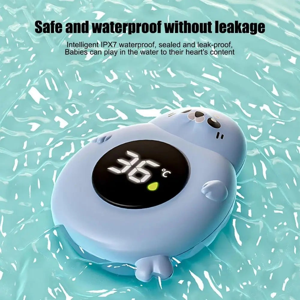 Water Resistant Tub Temperature Gauge Upgraded Sensor High Accuracy Bath Thermometer IPX7 Waterproof Floating Design Zpaxo