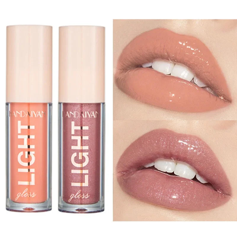 12 Colors Mirror Pearl Lip Gloss Waterproof Long-lasting Moisturizing