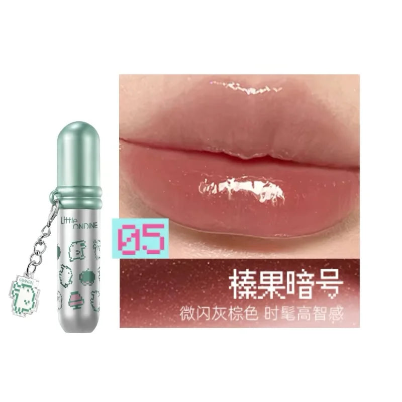 Little Ondine Japan Electronic Pets Cute Surprise Makeup Eyeshadow Lip Tint Eyeliner Pencil Essence Spray Eyebrow Facial Makeup Zpaxo Lipstick 05