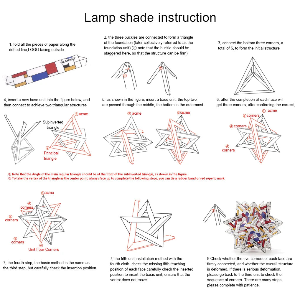 DIY Handiwork Camping Lamp Cover Waterproof Outdoor Lantern Shade