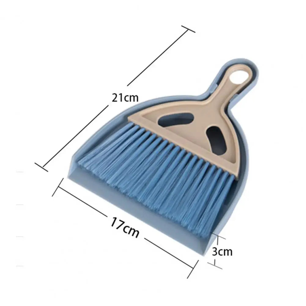 1 Set Small Broom Dustpan Ergonomically Designed Dustpan Brush With Soft Bristles Portable Crumb Sweeper Cleaning Tool For Home Zpaxo